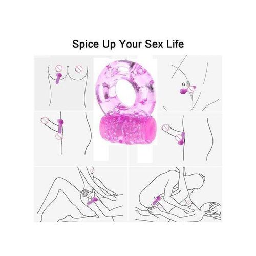 Anneaux De Chasteté Pour Pénis Homme Cage à Bite Vibrante Produits Sex Toys Retarder L'éjaculation Précoce Vibrateurs Masseur De Clitoris-