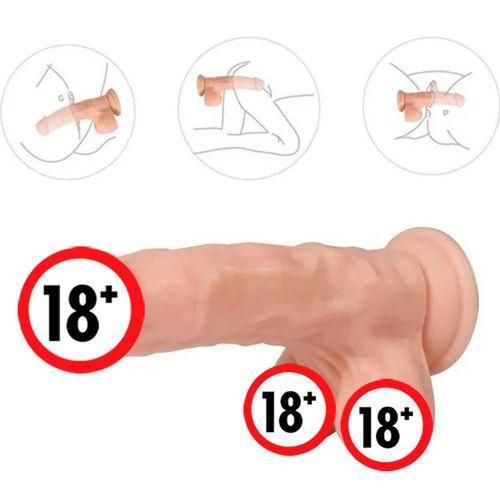 Gode Realiste ventouse 18,5 cm - Sextoy énorme godemichet - Jouets Adultes Sexe Pour Couple - Gode Géant Ventouse