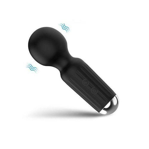 Stimulateur Clitoridien Point G Féminin Mini Vibromasseur 20 Vitesses Silicone Souple AV Vibrateur Adulte Sexy Jouet-noir