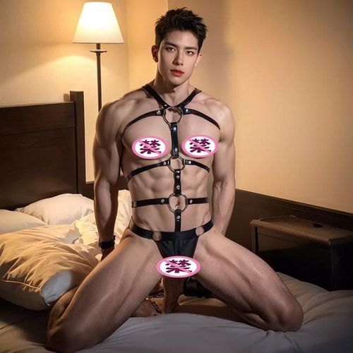 Jouets s-exuels pour hommes, combinaison une pièce à bretelles