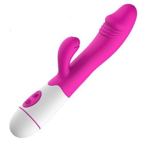 Vibromasseur lapin rechargeable multi-vibr ations