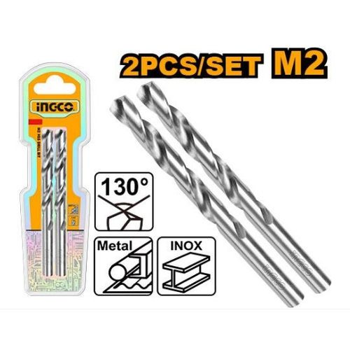 Ingco FORET HELICOIDAL A METAUX M2 HSS 3.0mm-130°-2PCS  / DBT11300302