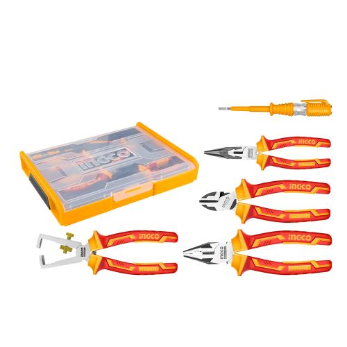 Ingco JEU DE 5 OUTILS A MAIN ISOLE    HKTV01P051