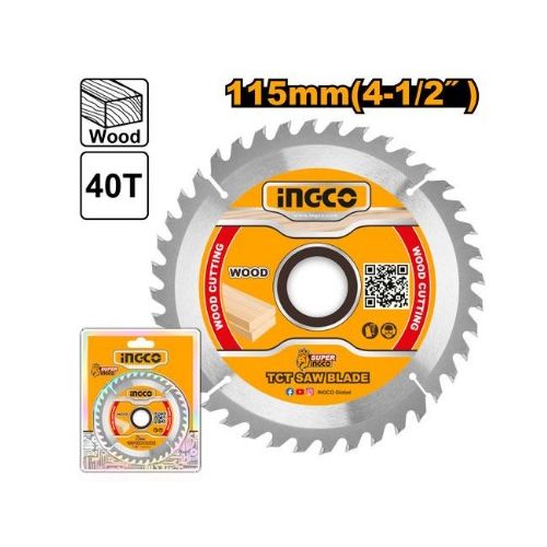 Ingco LAME DE SCIE CIRCULAIRE TCT 115(4-1/2") X 22.2mm 4 TSB111555