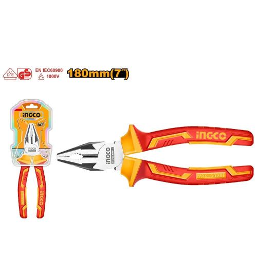 Ingco PINCE UNIVERSELLE ELECTRICIEN ISOLEE 1000V 7" - 18 HICP28188