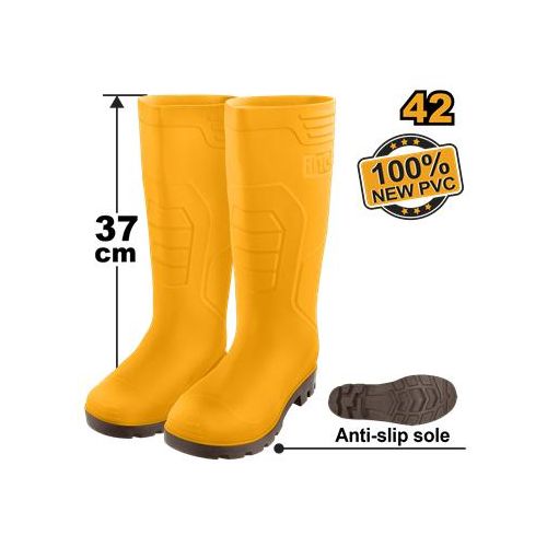 Ingco BOTTE PVC JAUNE N°42 SSH092L42