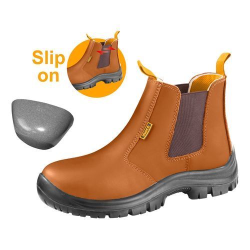 Ingco CHAUSSURE DE SECURITE A ENFILER AVEC EMBOUT EN ACIER TAILLE HAUTE N°43