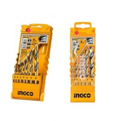Ingco COFFRET DE FORETS MAÇON 7pcs AKD1075