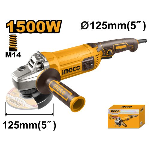 Ingco MEULEUSE ANGULAIRE 1500W(viens sans disque) AG150028