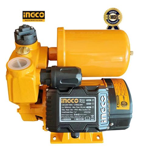 Ingco POMPE PERIPHERIQUE 370W (0.5HP) VPZ3708 AVEC AUTOMATIQUE INTEGRE