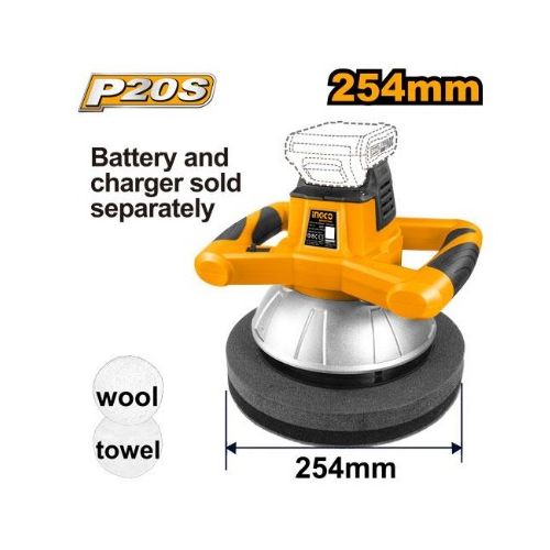 Ingco Polisseuse Lithium-ion 20V-- 254mm COPLI2001