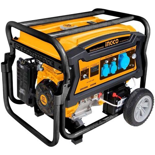 Ingco Groupe Electrogene Essence 6.5Kw 230V-50Hz Monophase GE65006
