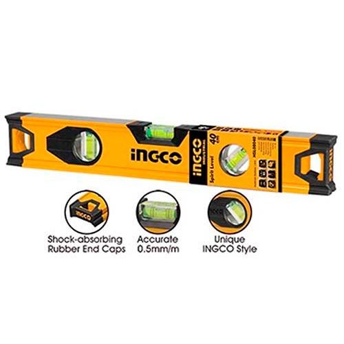 Ingco NIVEAU MAÇON 50 Cm ALU 1.5mm EPAISSEUR HSL08050