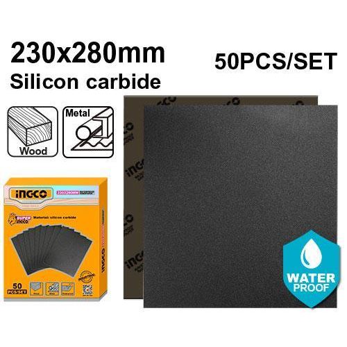 Ingco PAPIER ABRASIVE POUR PONÇAGE 230X280MM P100 AKHS010016