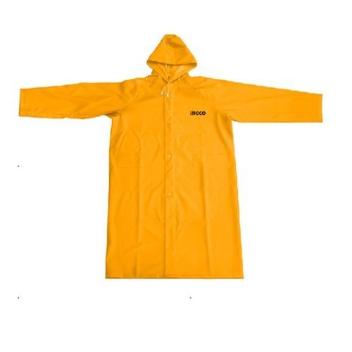 Ingco Manteau De Pluie Pvc Polyester Jaune L