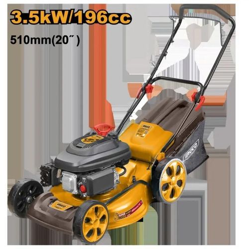 Ingco Tondeuse à Gazon à Essence 20" - 510Mm 196Cc 3.5Kw GLM196201