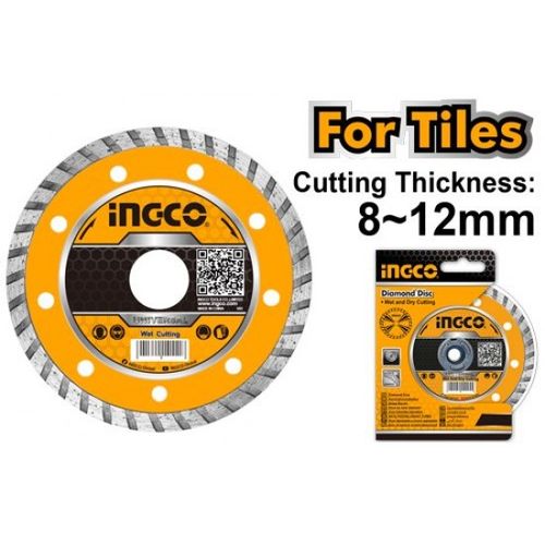 Ingco DISQUE DIAMANT ULTRA-FIN 180(7") X 22.2 Mm