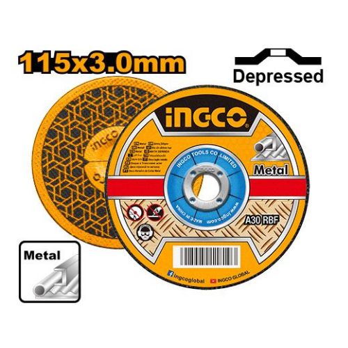 Ingco Jeux De 05 Pcs DISQUE A TRONÇONNER 115 X 22.2 X 3.0mm  MCD301151