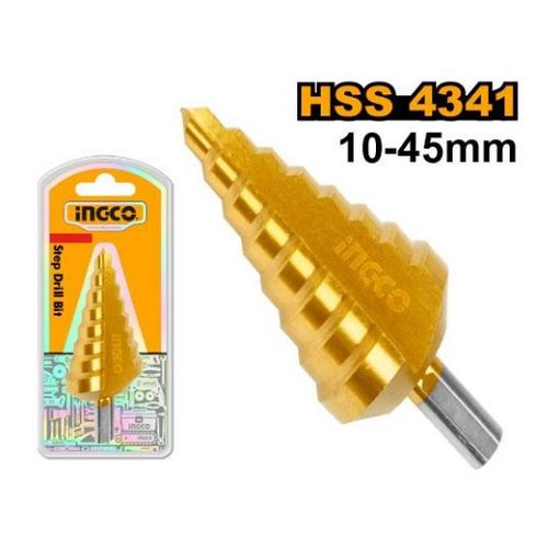 Ingco foret étagé hss 10-45mm  aksds10453