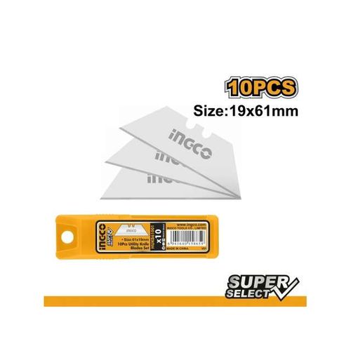 Ingco LAME DE CUTTER 61 X 19mm JEU DE 10  HUKB61001
