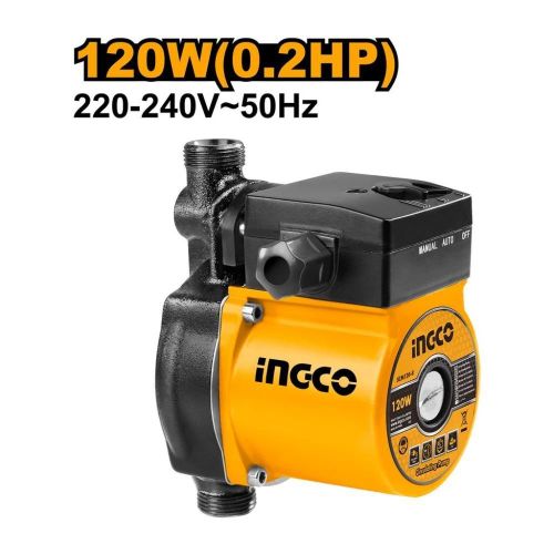 Ingco POMPE A EAU PERIPHERIQUE 120W AVEC AUTOMATIQUE INTEGRE  SCM1208