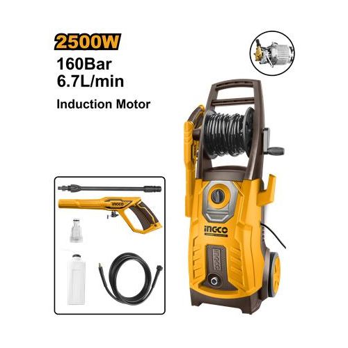 Ingco Nettoyeur Haute Pression casher 160 Bar 2500W HPWR25008