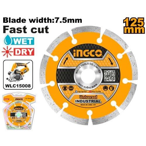 Ingco DISQUE A TRONÇONNER DIAMANT125(5")X22.2mm X 7.5.mm (COMPATIBLE WLC15001) DMD011254