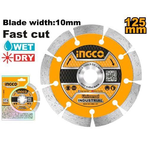 Ingco DISQUE A TRONÇONNER DIAMANT125(5")X22.2mm X 10.mm DMD011251