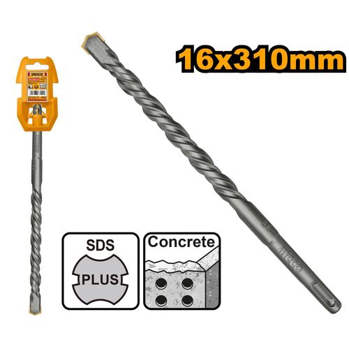 Ingco FORET POUR MARTEAU PERFORATEUR SDS-PLUS 16 X 310mm DBH1211604
