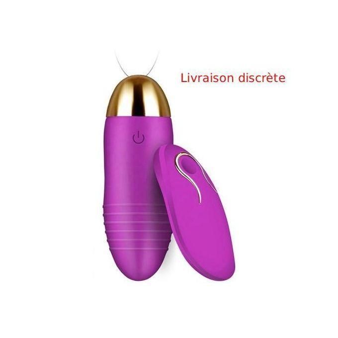 10 Vitesses Télécommande USB Rechargeable Sans Fil Sexe Vibrant Œuf D'Amour Vibrateur Bullet Femmes Adultes Produits-violet-1