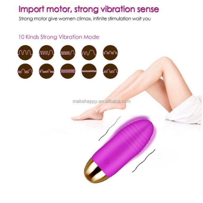 10 Vitesses Télécommande USB Rechargeable Sans Fil Sexe Vibrant Œuf D'Amour Vibrateur Bullet Femmes Adultes Produits-violet-2