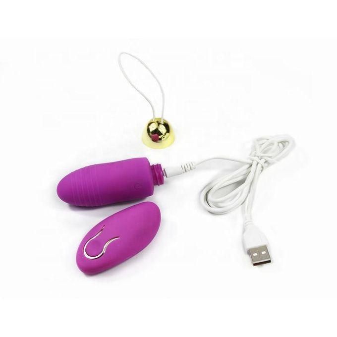 10 Vitesses Télécommande USB Rechargeable Sans Fil Sexe Vibrant Œuf D'Amour Vibrateur Bullet Femmes Adultes Produits-violet-4