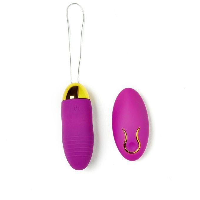 10 Vitesses Télécommande USB Rechargeable Sans Fil Sexe Vibrant Œuf D'Amour Vibrateur Bullet Femmes Adultes Produits-violet-5