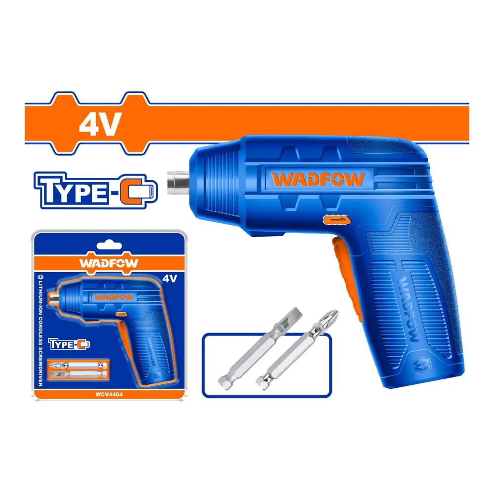 WADFOW Visseuse sans fil 4V (2 embouts cr-v de 25 mm)