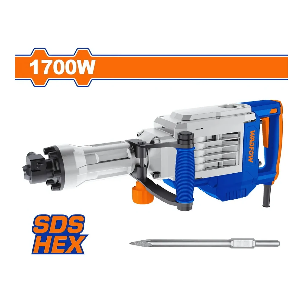 WADFOW Marteau piqueur sds-HEX 1700W 50J