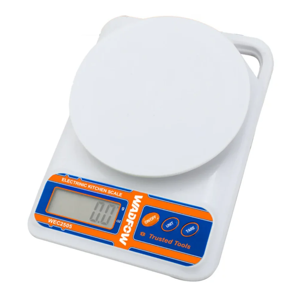 WADFOW Balance de cuisine électronique 5 kg avec écran LCD