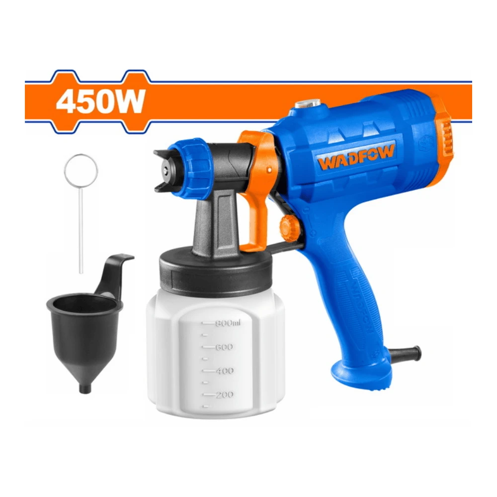 WADFOW Pistolet à peinture électrique 450W