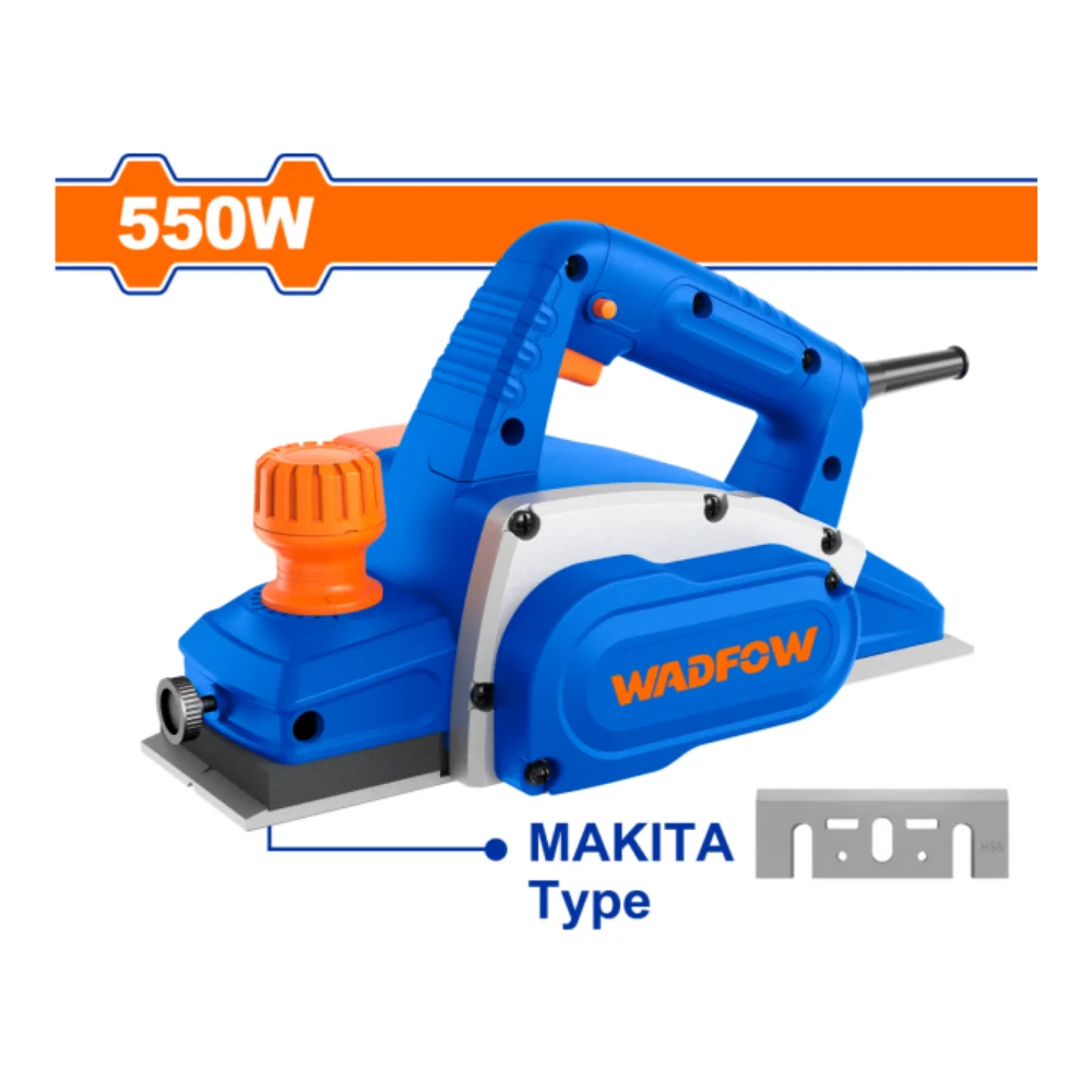 WADFOW Raboteuse électrique 550W