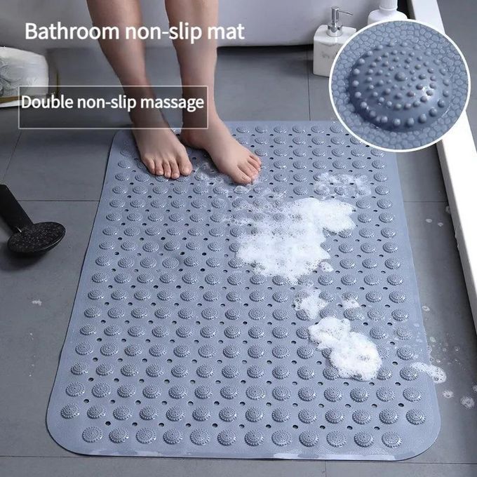 2 pièces tapis de bain douche coussin de baignoire salle de bain creux hydrophobe antidérapant-1