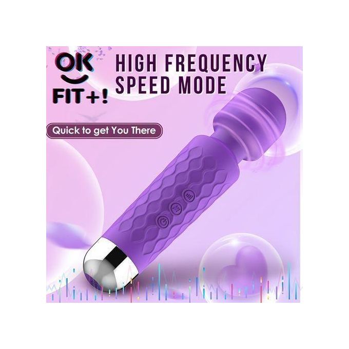20 modes vibromasseur puissant rechargeable Magic stick vibromasseur de massage pour femmes, vibromasseur point G et stimulateur clitoridien sans fil pour femmes-1