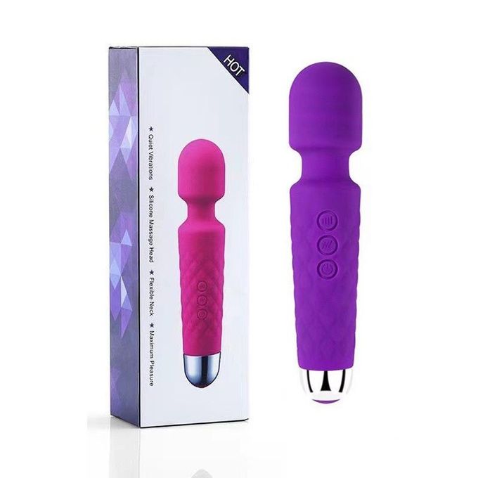 20 modes vibromasseur puissant rechargeable Magic stick vibromasseur de massage pour femmes, vibromasseur point G et stimulateur clitoridien sans fil pour femmes-2