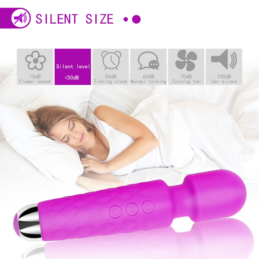20 Vitesses Vibromasseur Vitesse Ajustable Stimulateur De Clitoris Et De Point G - Violet-10