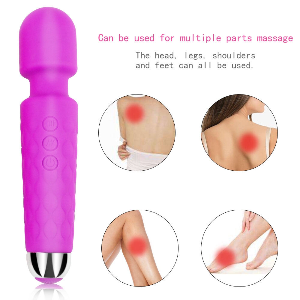 20 Vitesses Vibromasseur Vitesse Ajustable Stimulateur De Clitoris Et De Point G - Violet-12