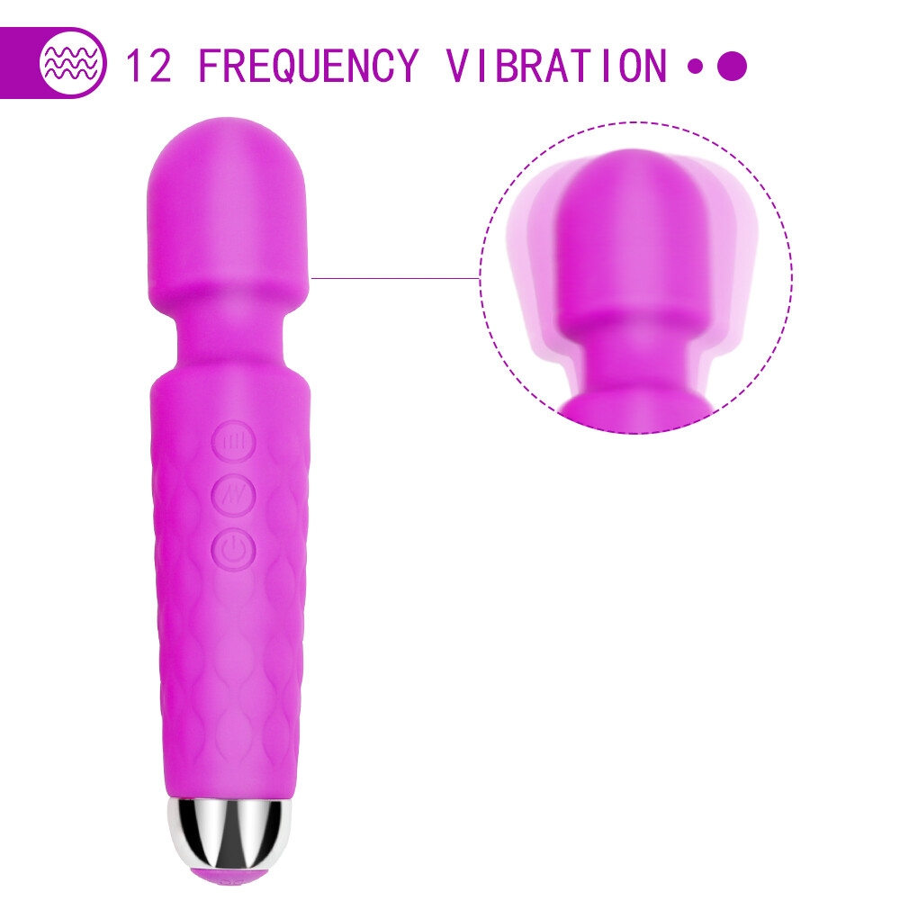 20 Vitesses Vibromasseur Vitesse Ajustable Stimulateur De Clitoris Et De Point G - Violet-14