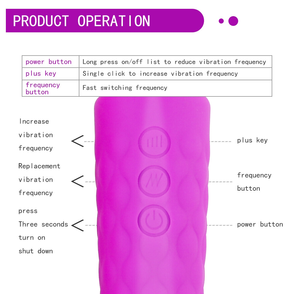 20 Vitesses Vibromasseur Vitesse Ajustable Stimulateur De Clitoris Et De Point G - Violet-15