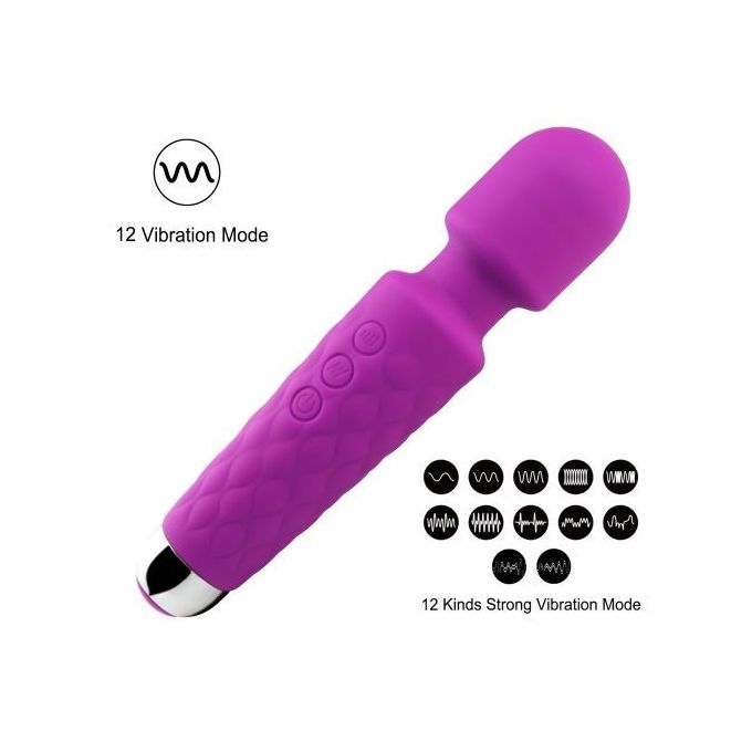 20 Vitesses Vibromasseur Vitesse Ajustable Stimulateur De Clitoris Et De Point G - Violet-4