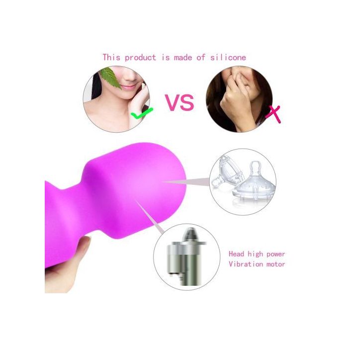 20 Vitesses Vibromasseur Vitesse Ajustable Stimulateur De Clitoris Et De Point G - Violet-6