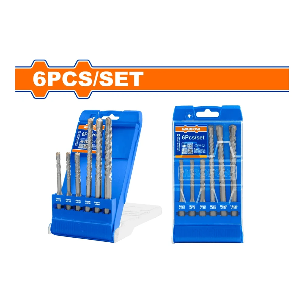 WADFOW Jeu de 6 Foret SDS Plus pour marteau perforateur