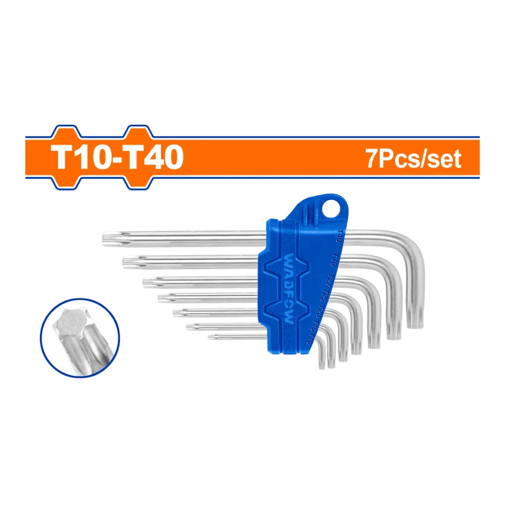 WADFOW Jeu de 7 clés mâles Torx