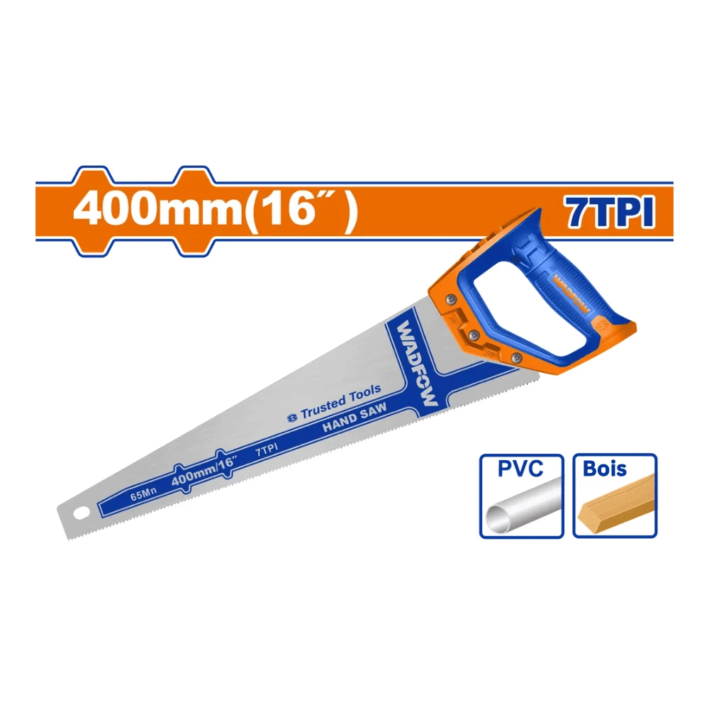 WADFOW Scie à bois 400mm (16″)